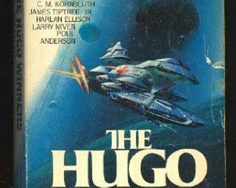 May include: A book cover with a blue background and a spaceship flying through space. The title is "The Hugo Winners, Volume 3 Book 2" and the book is edited by Isaac Asimov. The cover features the names of ten science fiction authors.