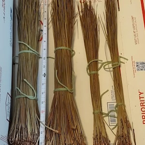 Long leaf pine needles 11&quot; to 19 inches long, One Pound Two Ounces total, Has 850 Or More Pine Needles for basket weaving, coiling