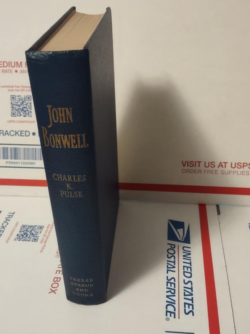 John Bonwell: A novel of the Ohio River Valley, 1818-1862 Hardcover 1952 Four Books in one, Sears Readers club Chicago, History, Rare book