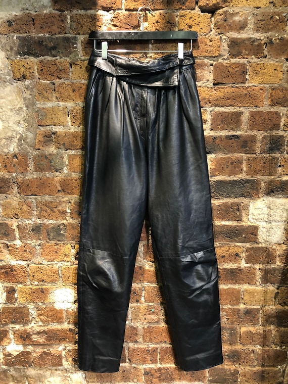 Black Leather Pants