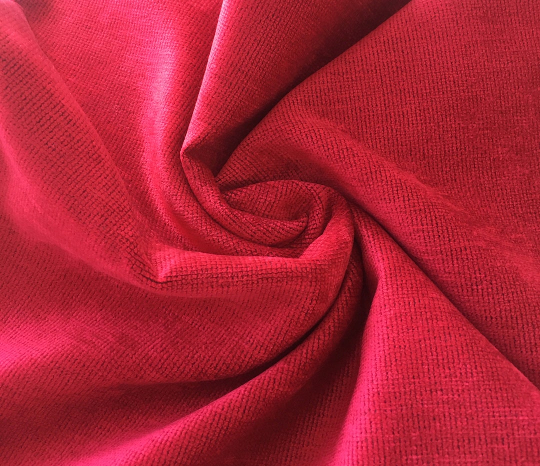 Luxury Pink Upholstery Chenille Fabric, Decorative Fabric by Yard