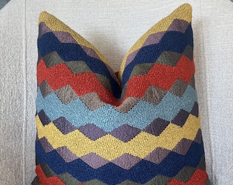 Colourful Boucle Chenille Pillow Cover, Soft Textured Decorative Cushion Cover, Living Room Sofa, Bedroom.