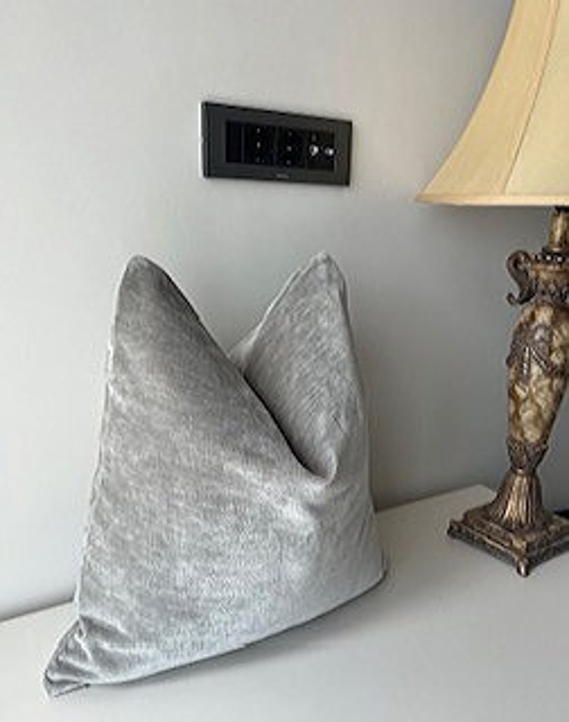 Luxury Light Grey Upholstery Chenille Fabric ,decorative Chenille