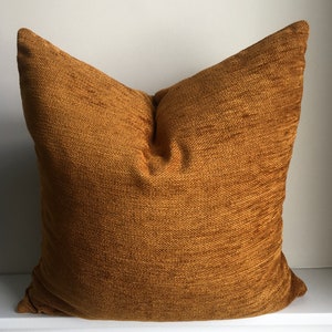Clay Textured Chenille Pillow Cover, Soft Luxury Throw Pillow for Couch, Bed, Sofa, Decorative Woven Cushion Cover, Custom Sizes