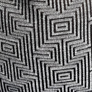 Grey paterned Chenille Luxury Upholstery Fabric by yard, Soft Fabric for Pillow Covers, Sofa, Drapes, Cushion, High Quality Textured Fabric