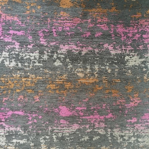 Rosa gemalter Chenille-Luxus-Polsterstoff, weicher Stoff für Kissenbezüge, Sofa, Vorhänge, Kissen, hochwertiger strukturierter Stoff