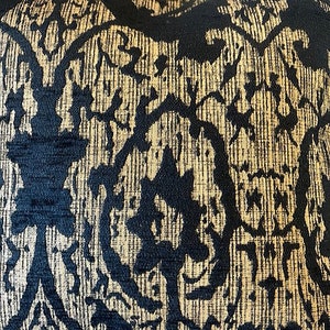 Black Upholstery Chenille fabric ,Decorative Chenille fabric By Yard, pillow Furniture Sofa, Chair Chenille fabric By the Meter