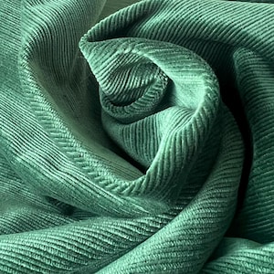 Striped Green Chenille Luxury Upholstery Fabric by yard, Soft Fabric for Pillow Covers, Sofa, Drapes, Cushion, High Quality Textured Fabric