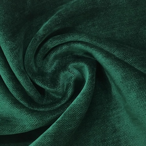 Emerald Green Chenille Luxus Polsterstoff Schüttware, weicher Stoff für Kissenbezüge, Sofa, Vorhänge, Kissen, hochwertiger Strukturstoff