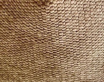 Milky Brown Chenille Upholstery Fabric : Soft Textured Weave by the Yard.