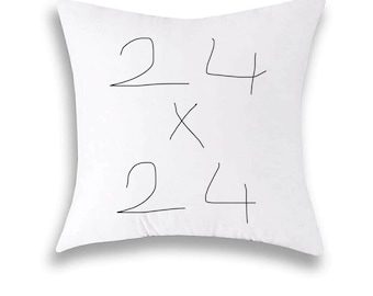 Polyester Pillow Insert, Cotton Filling, Handmade Throw Pillow