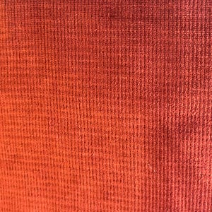 Cognac Striped Chenille Luxury Upholstery Fabric by yard, Soft Fabric for Pillow Covers, Sofa, Drapes, Cushion, High Quality Textured Fabric