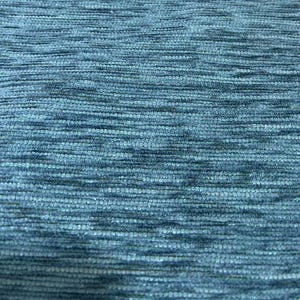 Blue Patterned Chenille Luxury Upholstery Fabric by yard, Soft Fabric for Pillow Covers, Sofa, Drapes, Cushion, High Quality Textured Fabric