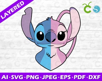 Free Free 152 Baby Stitch And Angel Svg SVG PNG EPS DXF File
