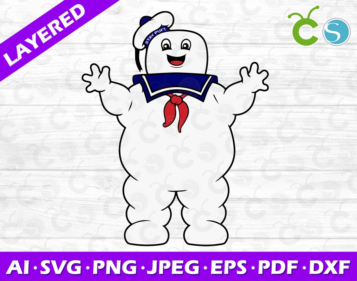 Marshmallow Man Svg Png Marshmallow Man Svg 2 Images For Etsy