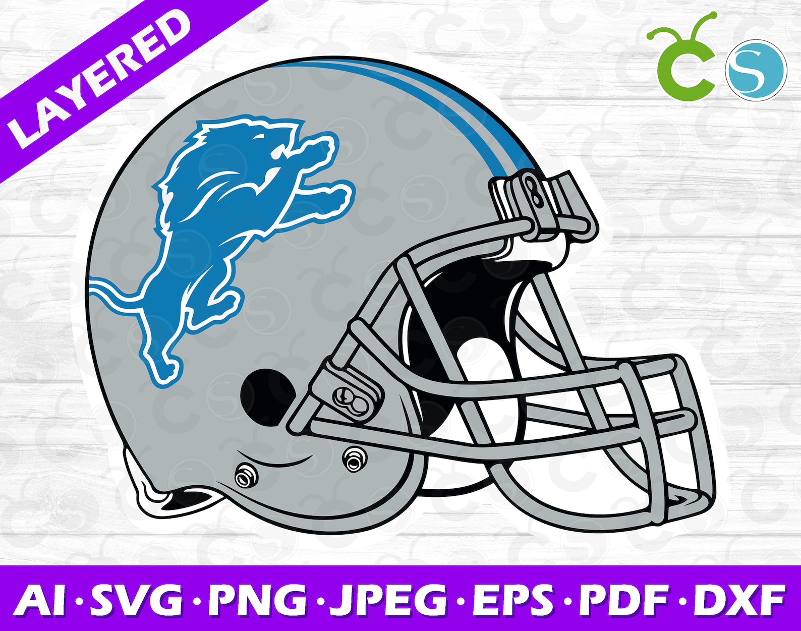 Detroit Lions Helmet 3 Svg Png Lions Svg Detroit Lions Svg | Etsy