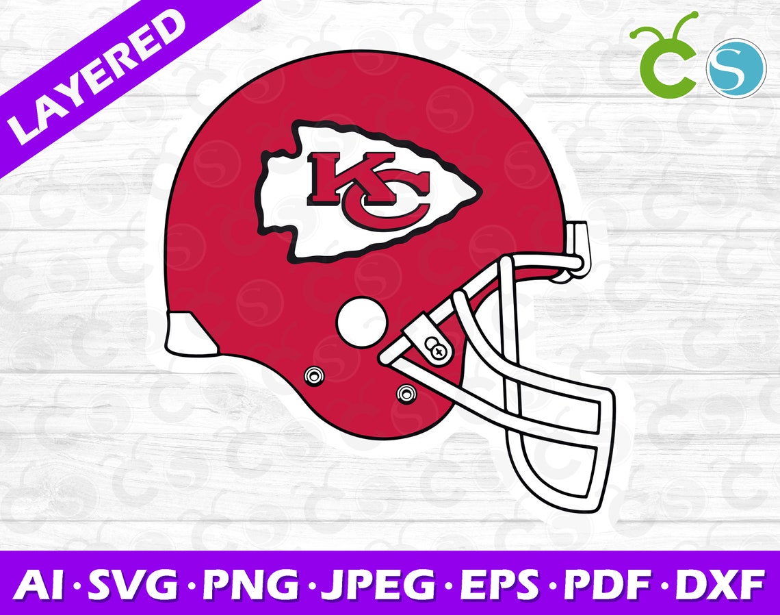 Kansas City Chiefs Helmet 2 Svg Png Chiefs Svg Kansas City Etsy