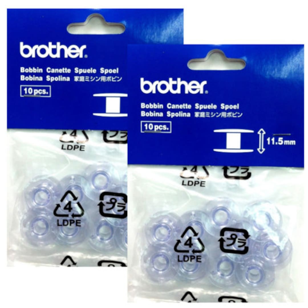 Set of 20 Genuine Brother Sewing Machine Bobbins XA553915 / SA156