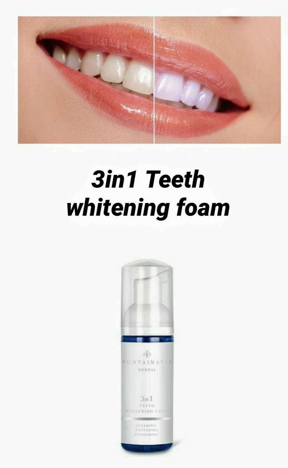 FM Fontainavie 3in1 teeth innovative whitening foam Etsy