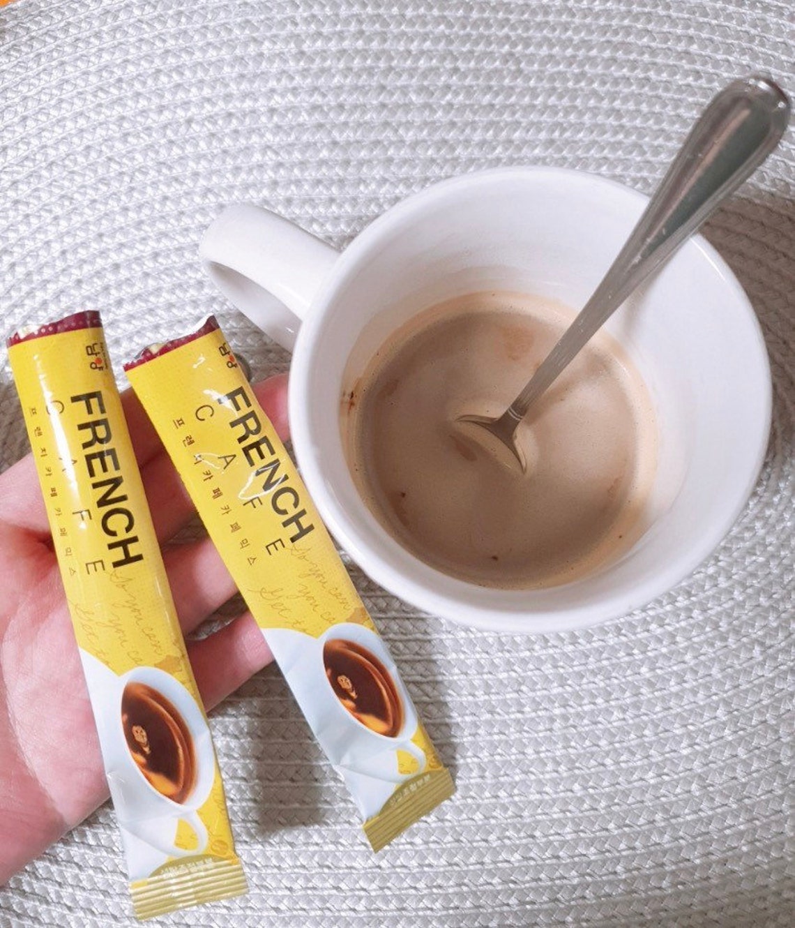 Korean maxim coffee mix french cafe coffee mukbang korea Etsy