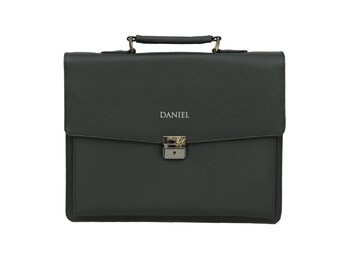 monogram briefcase for her