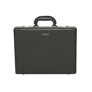 Personalised Slimline Attache Business Briefcase - BLACK