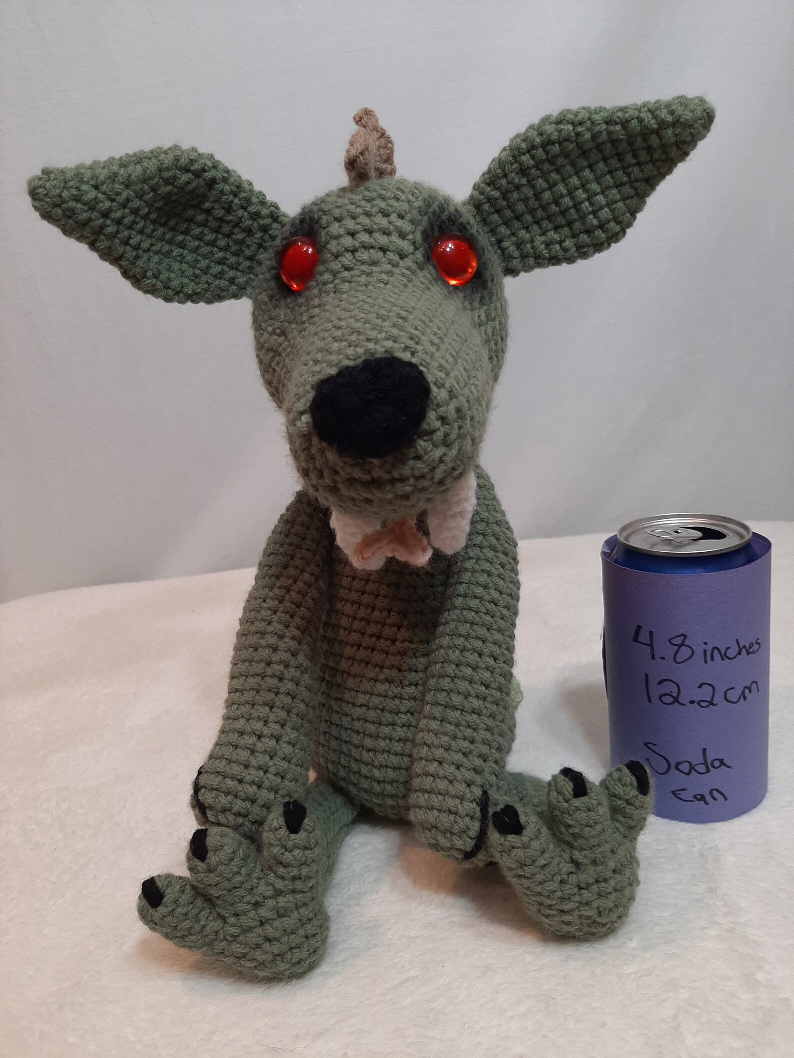 Crocheted Chupacabra Stuffed Animal Cryptid Toy. | Etsy