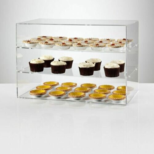 Three Tier Acrylic Display Case Food Pastry Collectibles Etsy