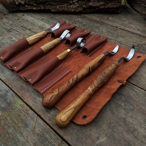 7 Piece Hand Wood Carving Chisel Set Professional Woodworking