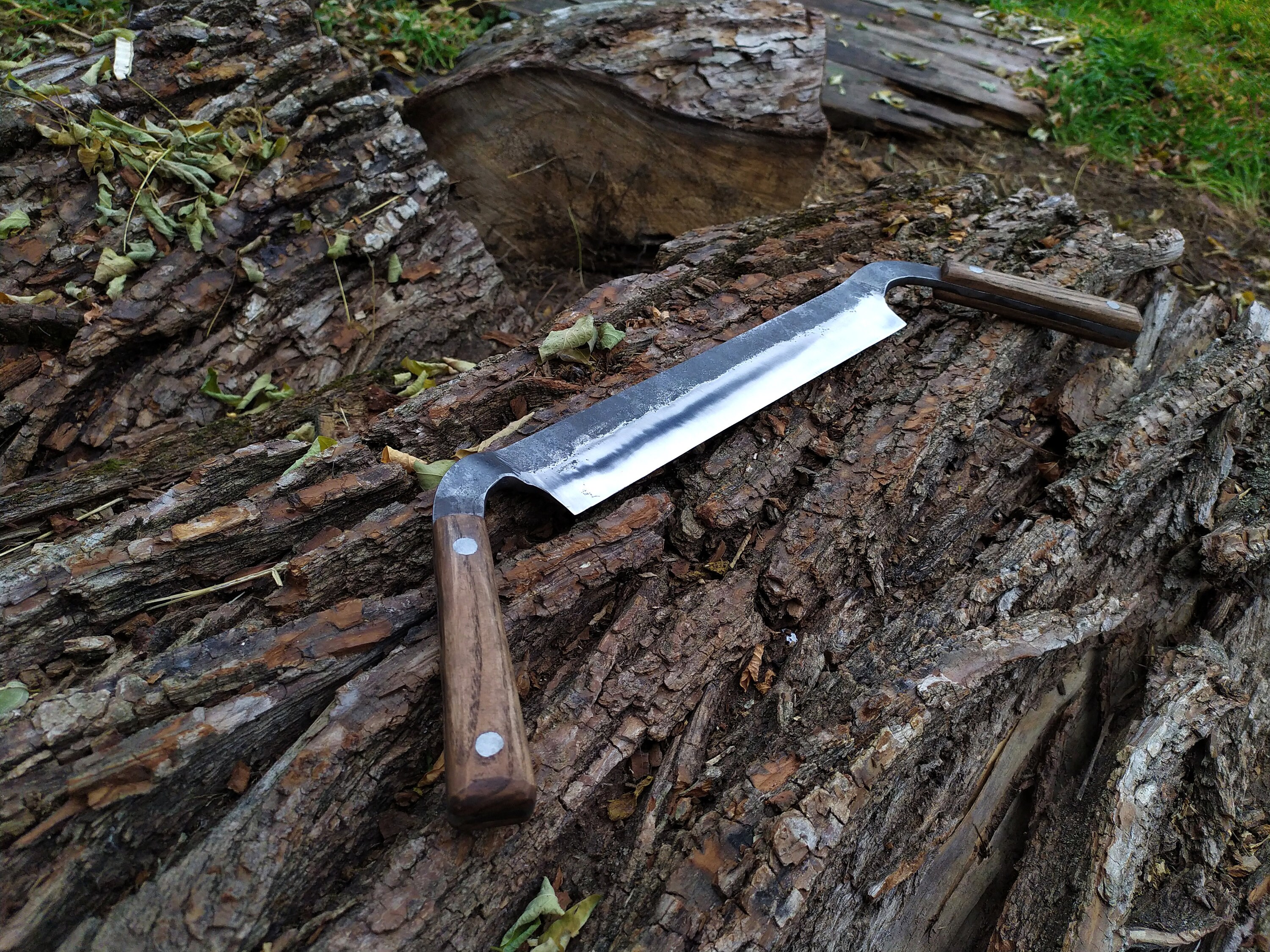 Semicircular drawknife, carpenter drawknife, forged drawknife - The Spoon  Crank
