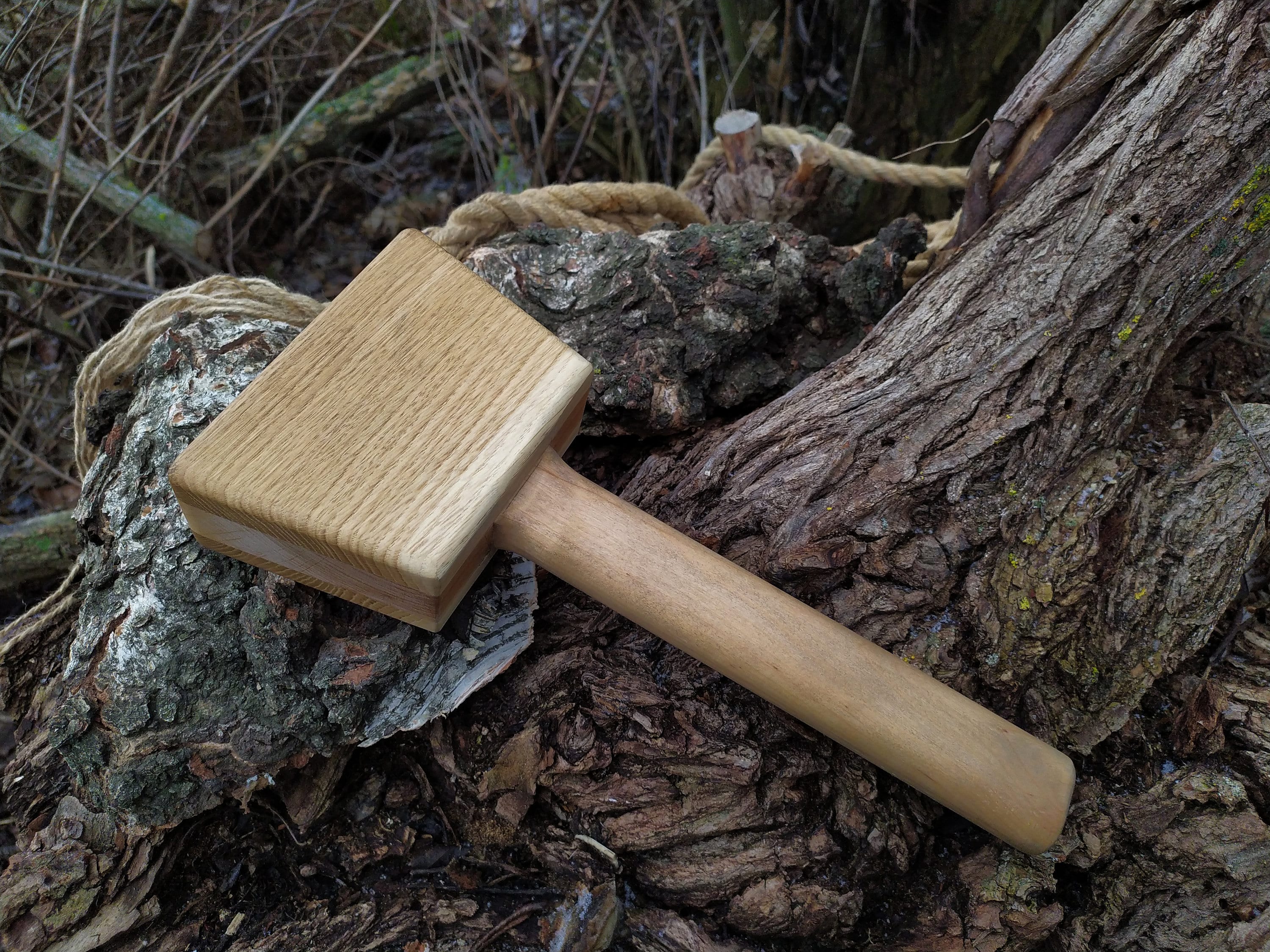 Wooden Mallet Tools for Carving Wood Mallet Woodwork Tool Etsy