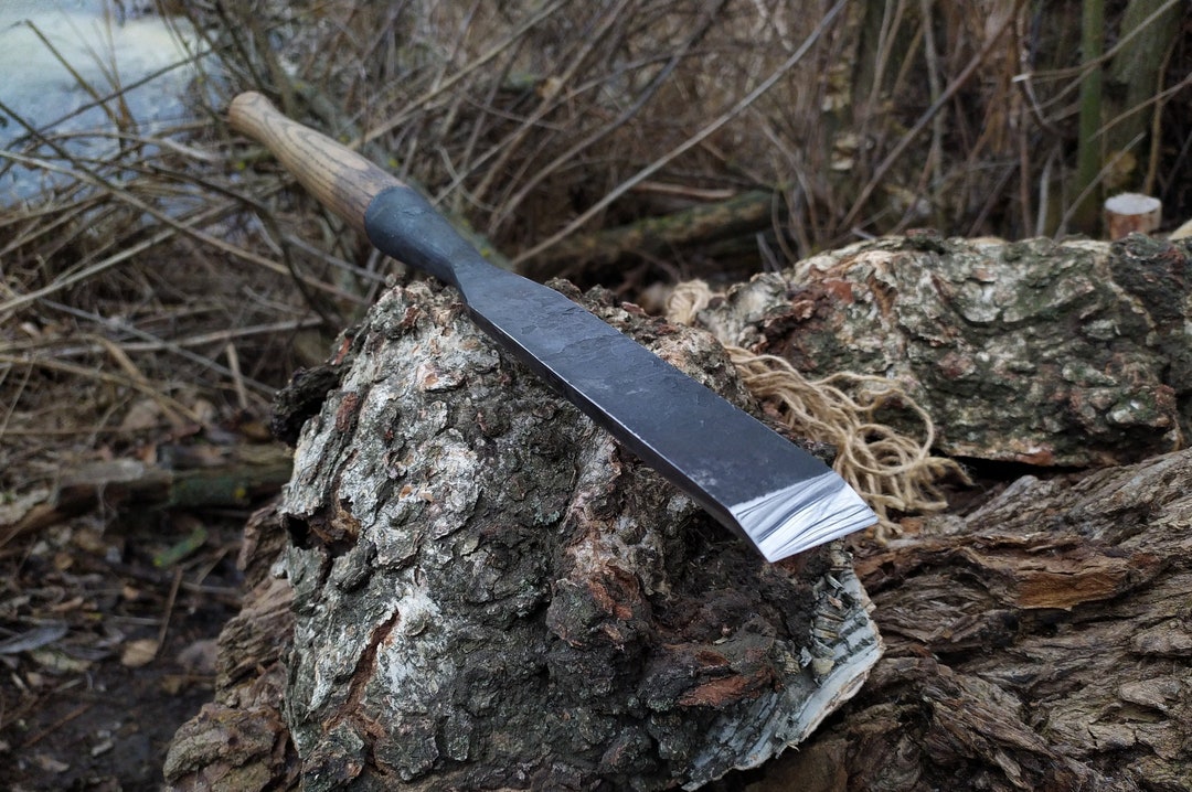 Carpenters Slick Chisel. Chisel for a Wooden Frame. Straight Chisel