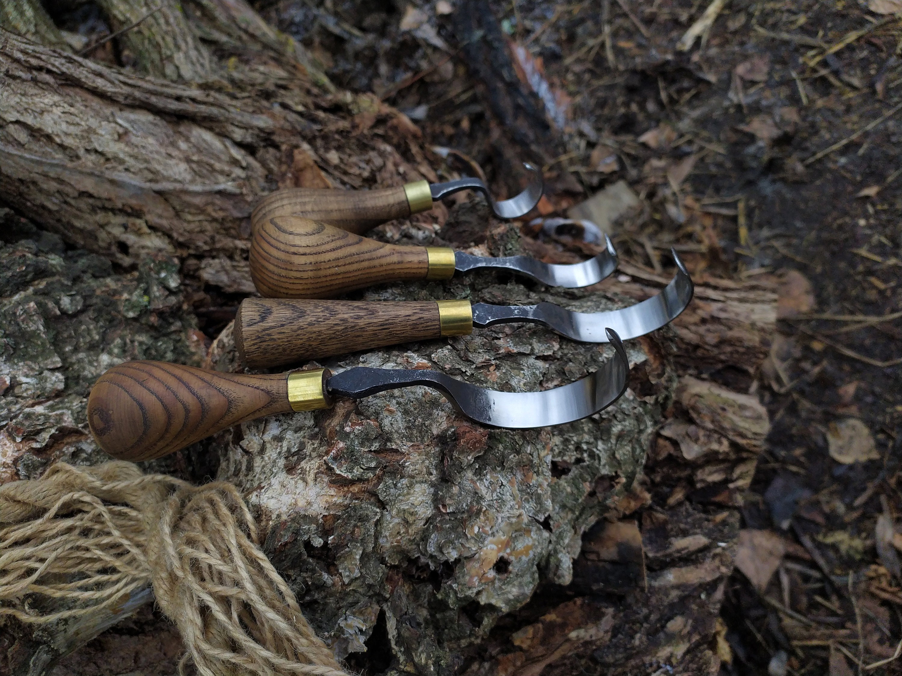 Hand Spoon Knife Set 4 Pc Long Spoon Carving Knife Etsy Canada