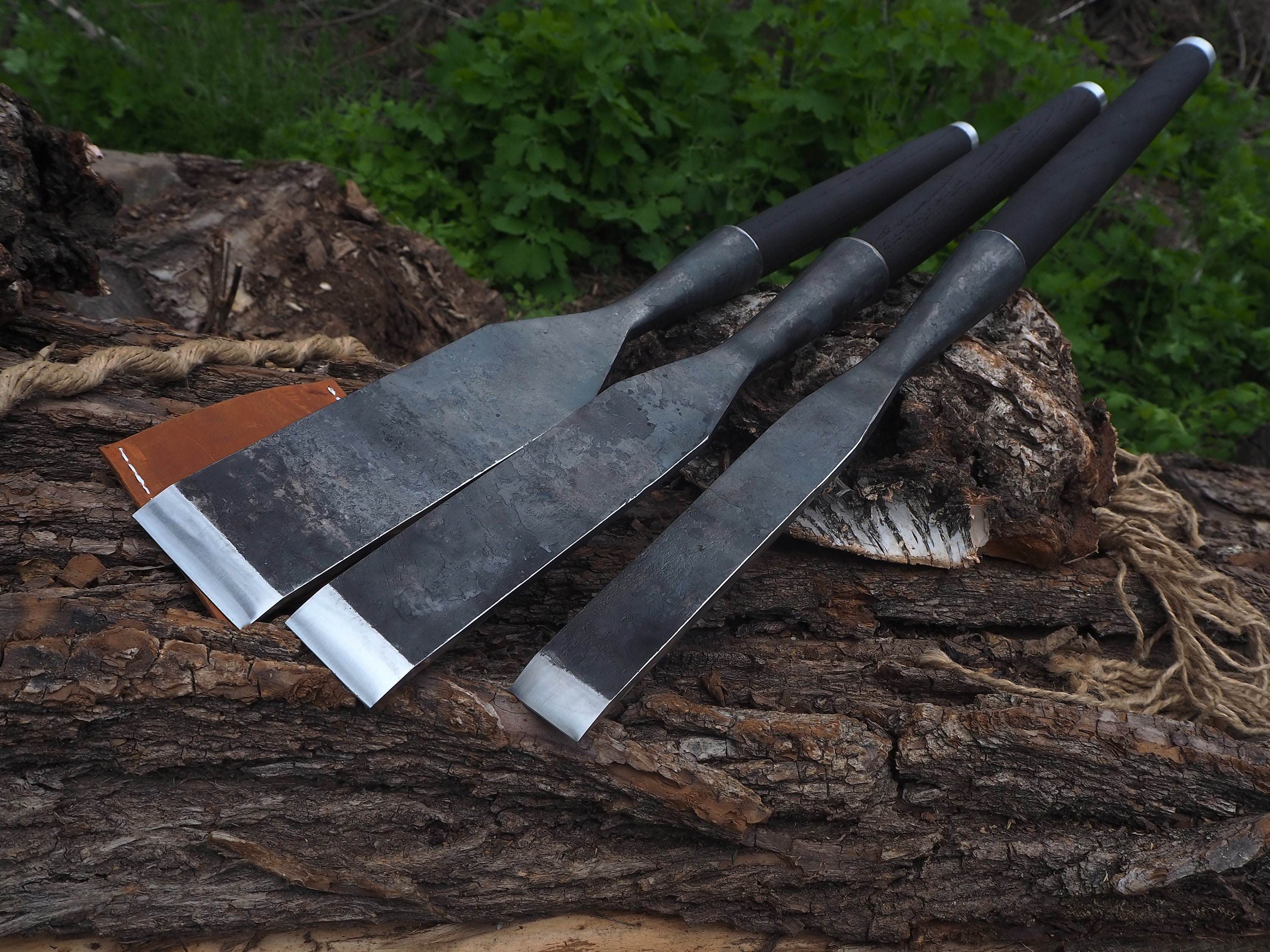 Long 3 Carpenters Slick Chisel Set 3 Pc Timber Etsy