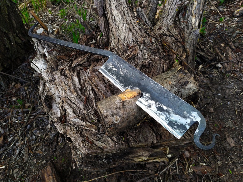 Cloggers Knife Hand Forged Stock Knife Clogmakers Knife image 1