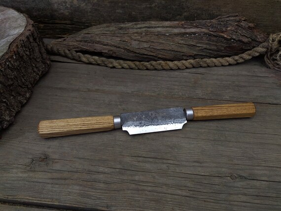 Forged Carpenters Drawknife. Hand Forged Scraper Pulling Blade. Carpentry  Tool. Forged Scorp. Carpenters Tool. Forged Knife. Handmade 