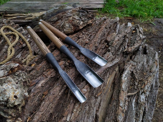 Carpenters Slick Chisel Set 3pcs. Chisel for a Wooden Frame