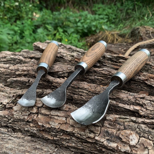 Bent Gouge Bent Chisel Chisel Woodcarving Chisels Etsy