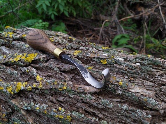 Forged Spoon Carving Knife. Spoon Carving Hook Knife. Knives