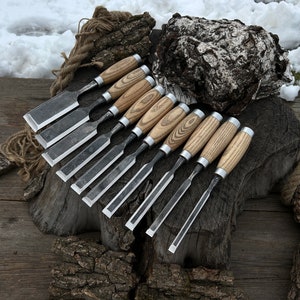 Woodworking chisels - Etsy España