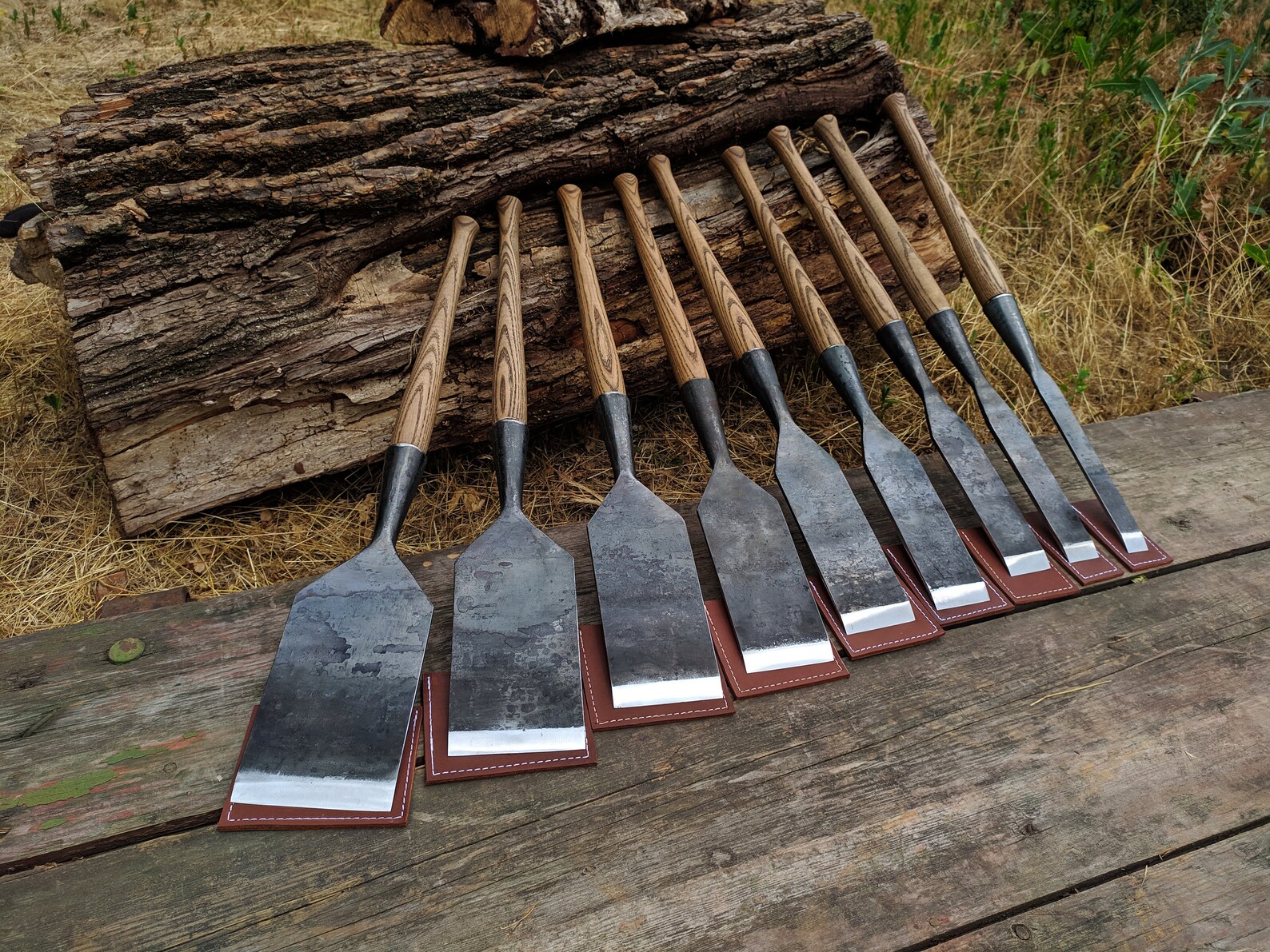 Carpenters Slick Chisel Set 9 Pcs Chisel for a Wooden Frame. Etsy