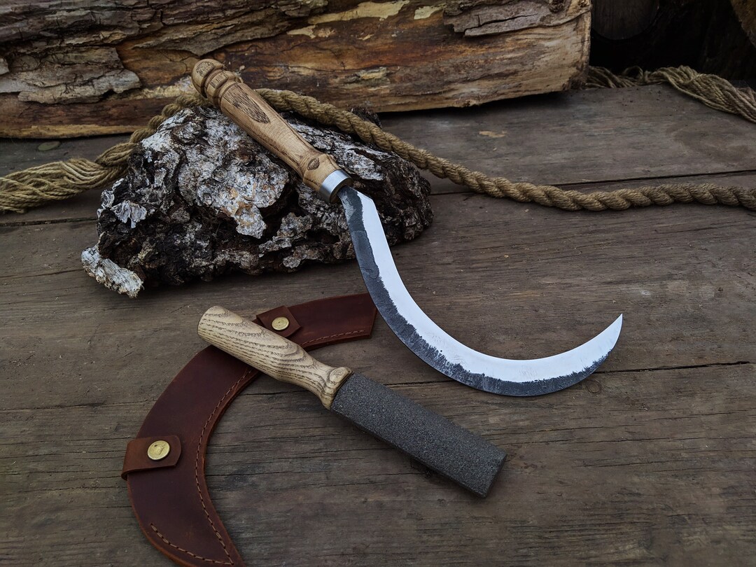 Handmade Sickle. the Tool for Herbalism. Braid Handmade
