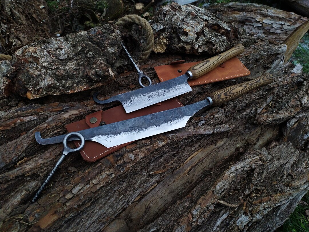 Stock Knife 2pcs. Hand Stock Knife. Stock Knife. Green