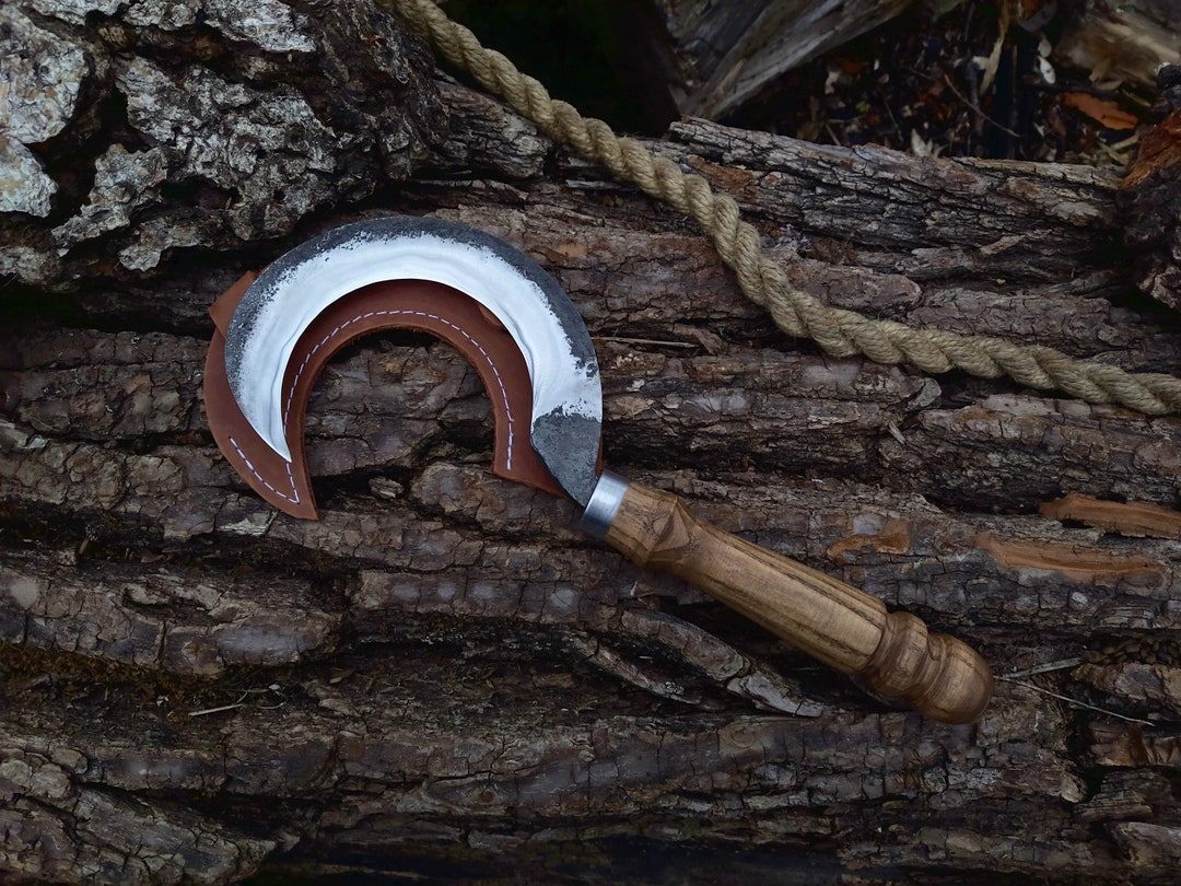 Small Sickle. the Tool for Herbalism. Braid Handmade for