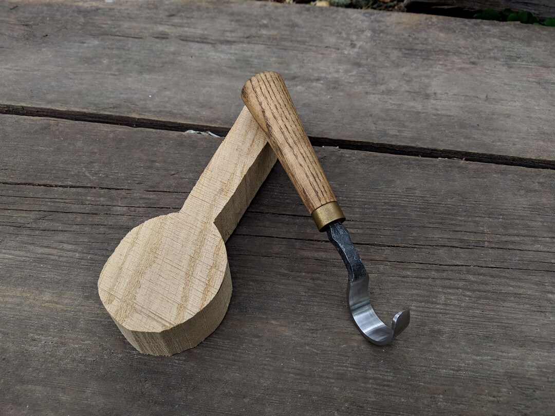 Forged Spoon Carving Knife. Spoon Carving Hook Knife. Knives Carving ...