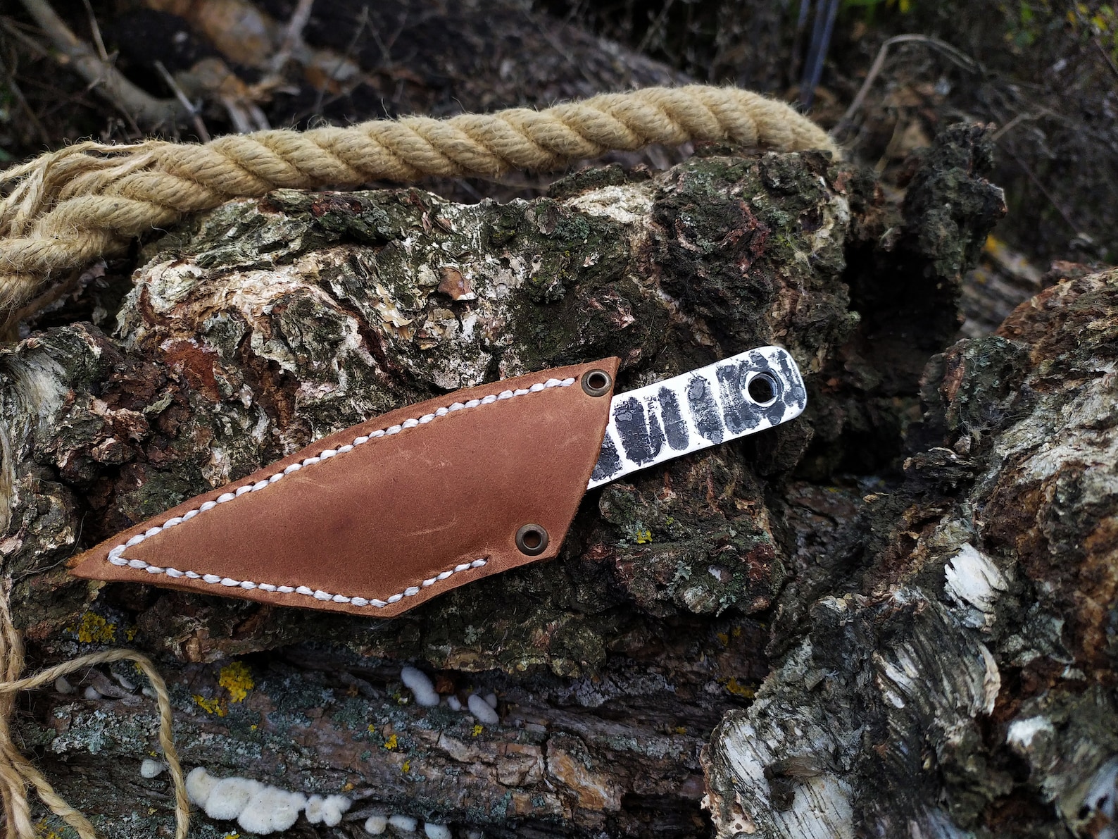 Hand Kiridashi Knife Kiridashi Knife Leather Etsy