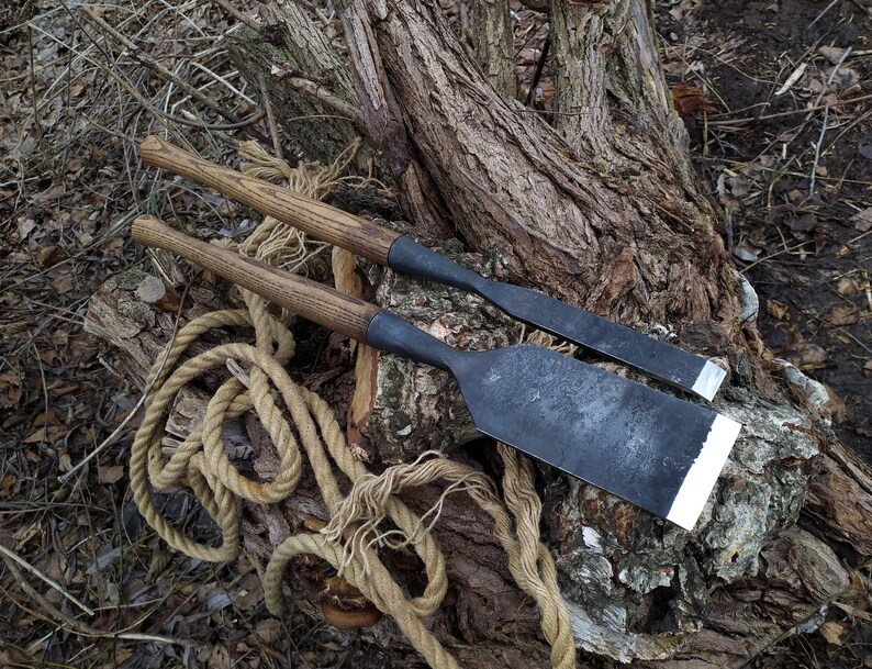 Long 3 Timber Framing Chisel Set 3 Pc Carpenters Etsy