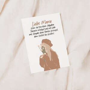 Postkarte Christlich "Mama" | Mamaalltag - Inspirierende Worte | Ermutigung für Mütter/Frauen l Babyparty/Geburt/Taufe