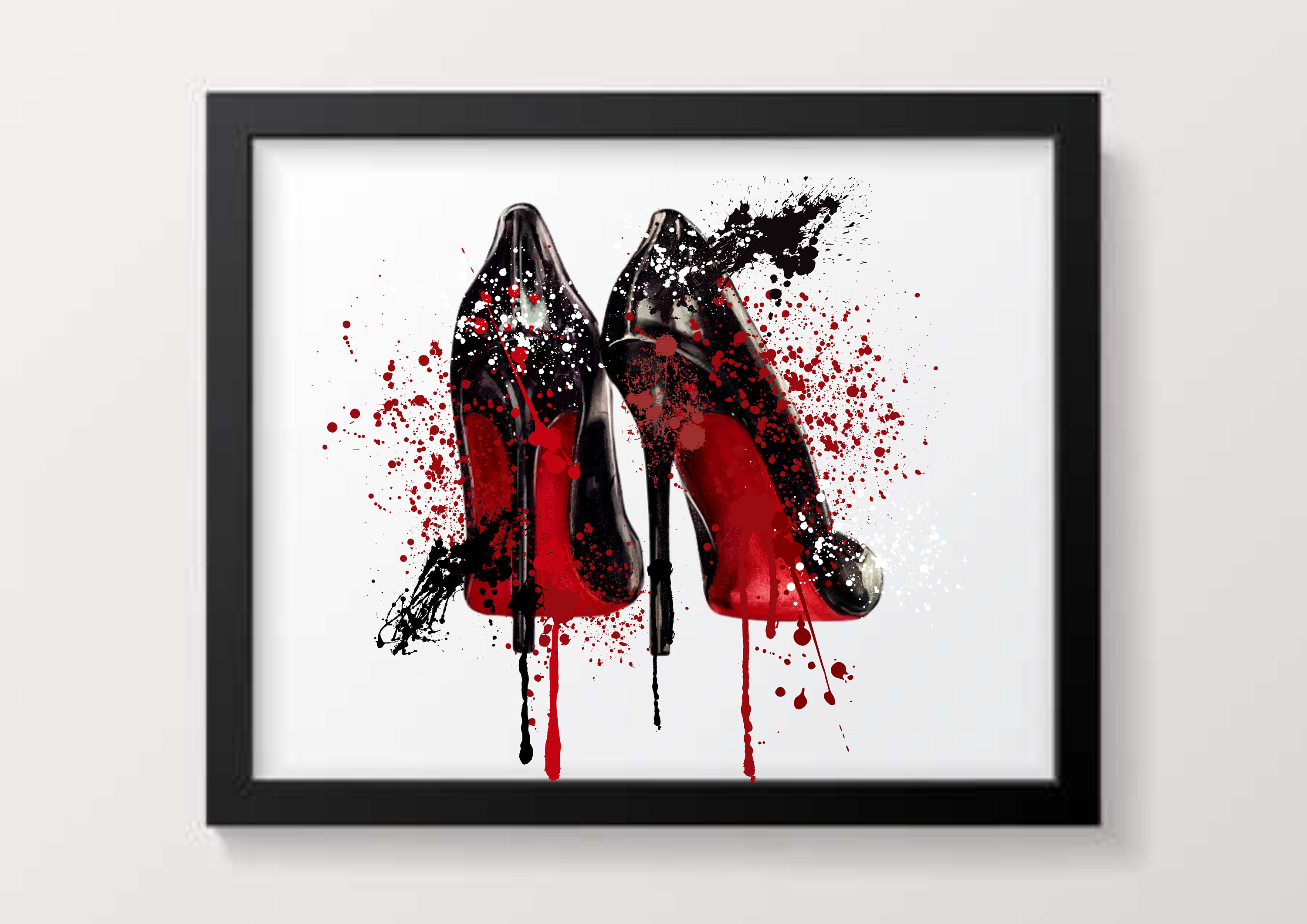 Bottom of shoe painting clearance
