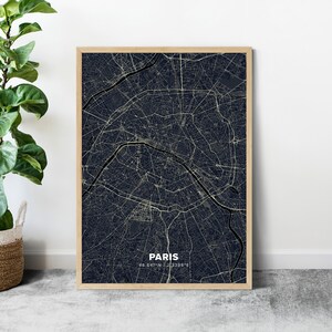 Paris Wand-Dekor, Frankreich, Paris Karte, Paris Poster, Paris Druck, Paris Wandkunst, Paris Kunst, Paris Dekor, Paris Geschenk - MP04